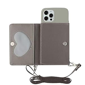 TYWZ Crossbody Case voor iPhone 12 Pro,Schouderriem Portemonnee PU Lederen Flip Cover met Creditcard Houder Stand…