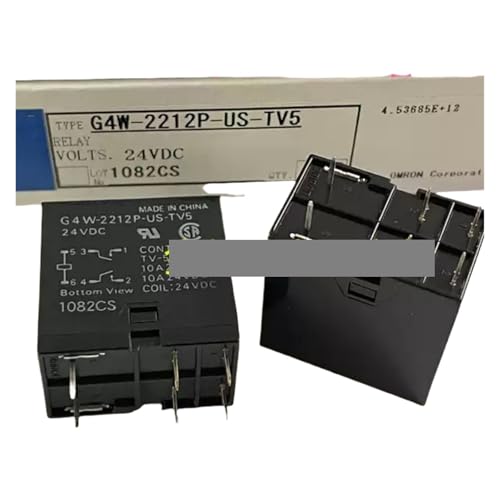 Kit 5x G4W-2212P-US-TV5-24V relais 24VDC carte électronique Omron