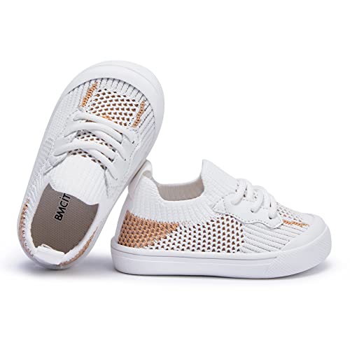 Image of BMCiTYBM Baby Sneakers Girls Boys Lightweight Breathable Mesh First Walkers Shoes 6-24 Months