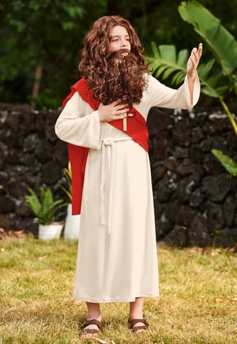 Disfraz infantil 7 piezas Jesús 6-14 años miniatura 3