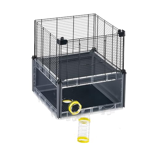 Ferplast Extension de Cage Hamster, Cage Souris MULTIPLA Hamster, Toit, Métal et Plastique Recyclé