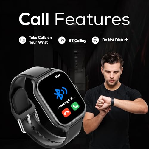 Image of Nervfit Absolute Smart Watch with 2.1 inch Super Large HD Display, Waterproof, Health & Fitness Tracking, AI Assist, 5 Days Active & 15 Days Standby Battery, BT Calling, Camera & Music Contr
