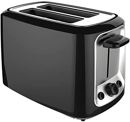 Haushalt 2 Scheiben Elektrischer Edelstahl Toaster Automatische Brotbackmaschine Frühstücksbackmaschine Backofen mit Bagel, Abbrechen,