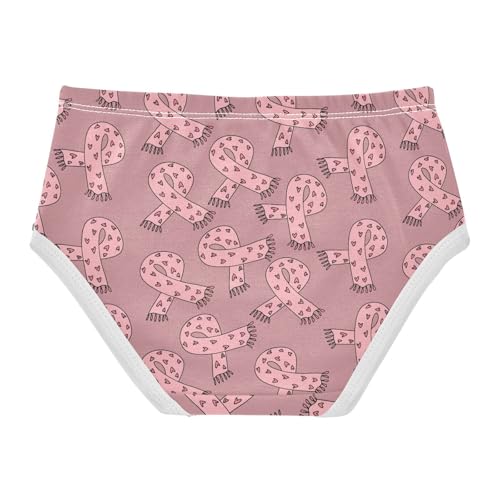 Little Girl Underwear Toddler Panties Kids Undies Ribbon Scarves Soft Cotton Briefs 2T-8Y2