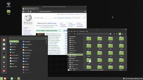 Image of Manjaro Linux 26 inchCinnamon inch Operating System for PC on DVD