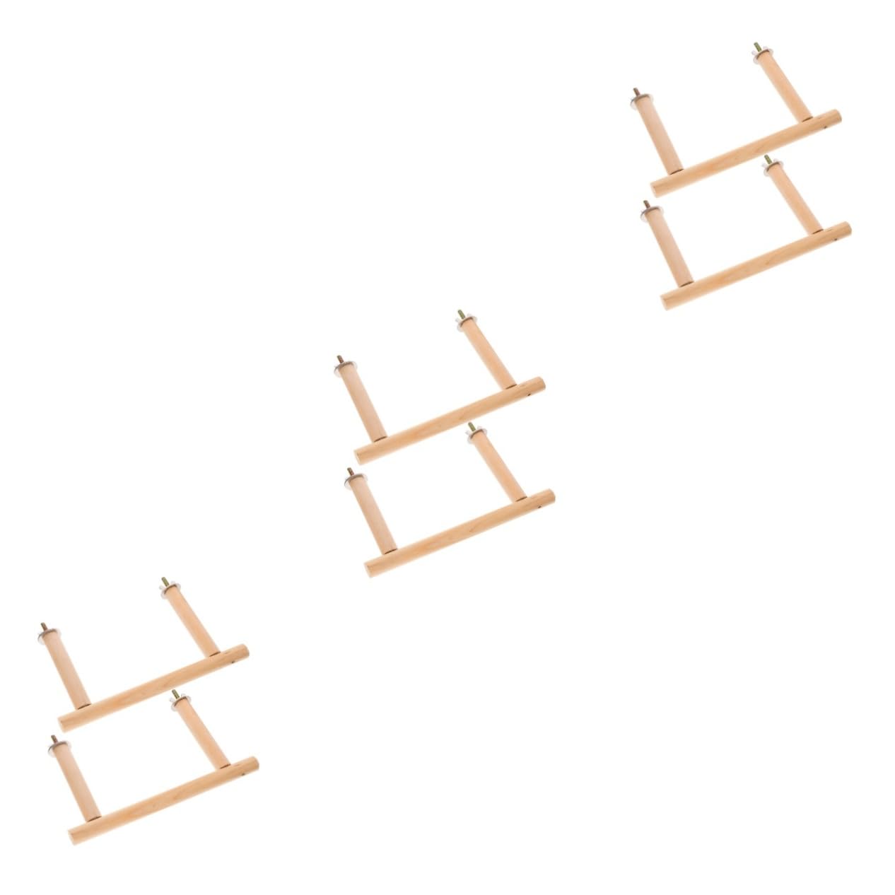 HANABASS 6pièces Perchoir Naturel pour Oiseaux Support De pour Oiseaux De Cage pour Cockatiels Et Petits