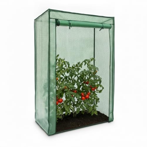 Relaxdays Gewächshaus für Tomaten 150 x 100 x 50 cm HxBxT...