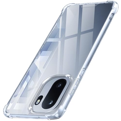 Image of TheGiftKart Crystal Clear Back Cover Case for OnePlus 15R 5G | Shock Proof 360 Protection | Hard Clear Back Cover Case for OnePlus 15R 5G (PC & TPU, Transparent Bumper)