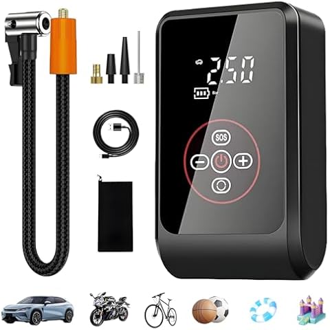 Maritcan Portable Tyre Inflator with LED Light Cover