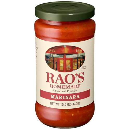 Rao's Homemade Marinara All Purpose Pasta Sauce, No Sugar Added, Carb Conscious, Keto Friendly, All Natural, Premium Quality, With Italian Tomatoes &amp; Olive Oil, 15.5 Oz
