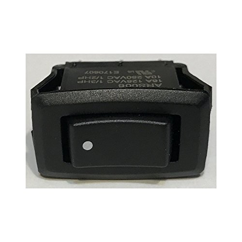 Appliance Rocker Switch On-Off-On SPDT Black M70181