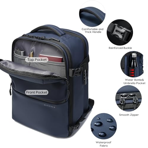 Image of BANGE Sleek Fashion Backpack Combines Anti-Theft Security with Lightweight Comfort for Trendy Travelers
