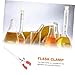 GARVALON Test Tube Clamp for Laboratory Use Corrosion-resistant Zinc Alloy Flask Clip Holder for Secure Equipment Versatile and Design for All Lab Applications
