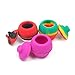 YHSWE 3Pcs 35ml Honey Pots Silicone Container Non stick Storage Oil Jar Multi Color Randomly
