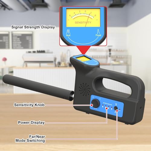 Sanyipace 512 Hz Unterirdisches Rohrsuchgerät, Kanalisationskamera Zubehör,Wiederaufladbarer Empfänger Ortungsstab, Klempnerwerkzeug für Klempner, Entriegelungsdienstunternehmen, Hausbesitzer