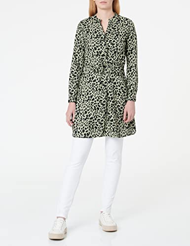 ONLY Damen Onlcory L/S V-Neck Tunic WVN Noos, Grün (Seagrass/Aop:seagrass Animal), XXS – Ansicht 2