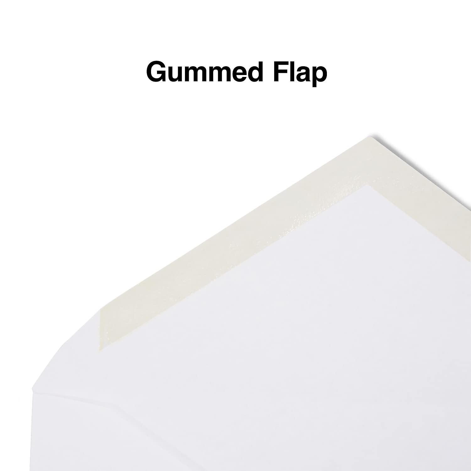 Staples Gummed #6 Business Envelopes, 3 5/8-inch x 6 1/2-inch, White, 1000/Carton (ST187005N-CCVS)