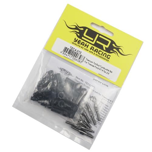 Yeah Racing TEC4-013 Titanium Tie Rod Turnbuckle Set : Traxxas Ford GT 4 Tec 2.0