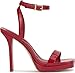 Jessica Simpson Women's Adonia Heeled Sandal, Red Muse, 10