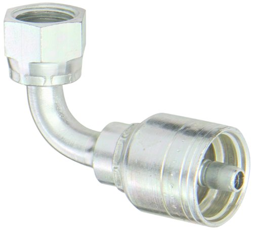Image of Eaton Aeroquip Fitting,Elbow,1 /4 In Hose,9 /16-18 In ORS 1AA4FRB4-1 Each