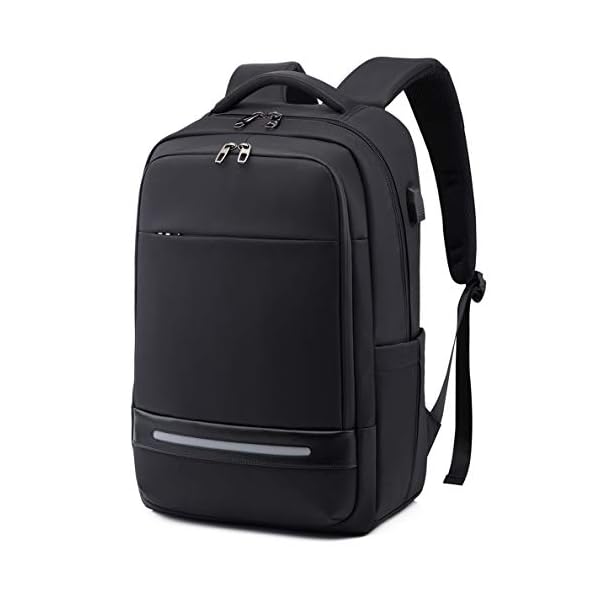Vodlbov Mochila para Ordenador Portátil Impermeable Antirrobo Unisex 17 Pulgadas, Gran Capacidad con Puerto USB