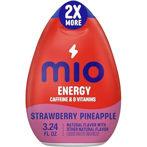 MiO Energy Strawberry Pineapple Smash Naturally Flavored with other natural flavors Liquid Water Enhancer Drink Mix Cover