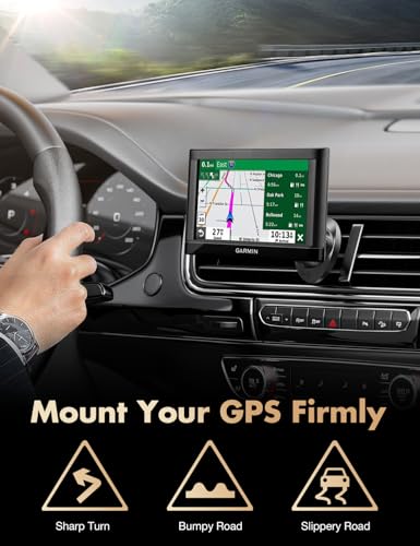 Suporte GPS de carro para Garmin GPS – um suporte de ventilação de carro estável com um gancho de me