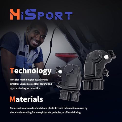 Image of HiSport 72155-S5P-A11 Door Lock Actuator Motor Front Left & Right - Compatible with Honda Accord 2003-2007 Civic 2001-2005 CR-V 2002-2006 Odyssey 2005-2009 Pilot 2003-2008 Acura RSX 2002-2006