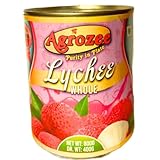 Agrozee - Canned Whole Lychee/Litchi in Sugar Syrup, 850g (Pack of 2)