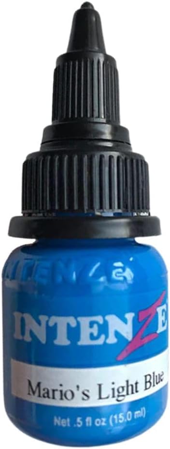 Tattoo Ink Mario's Light Blue 1/2 oz