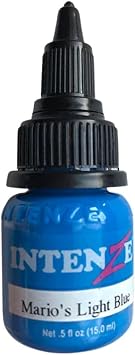 Intenze Tattoo Ink Marios Light Blue 1/2 oz