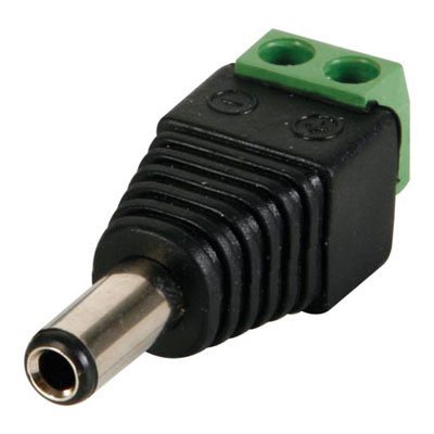 Velleman CD022 Dc Plug 5.5X2.1mm Male to Screw Terminal (5Pcs)