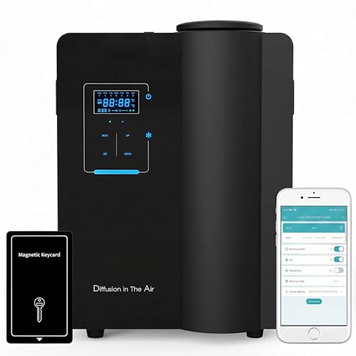 Difusor aromático eléctrico Kevinleo 500ml con Bluetooth