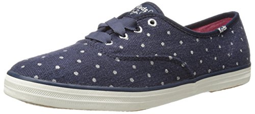 Keds Women's Taylor Swift's Champion Linen Glitter Dot Sneaker
