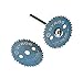 Produktbild Gyros Mini Kreissägeblätter Zoll Durchmesser 2 Stück Ripsaw und ein Dorn Set Aus 36 Zähnen pro Zoll zum Sägen von Holz und Kunststoff Kompatibel mit den meisten Drehwerkzeugen 82-30821