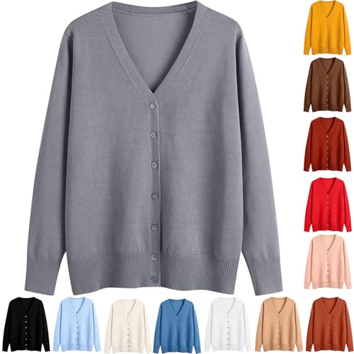 Cardigan Sweaters for Women 2024 Fall Cable Knit Sweaters Womens Trendy Button Down Open Front Cardigans Outwear