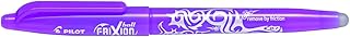 Pilot Heat of the Middle Line Frixion/Friction Erasable Pen 0.7 mm Tip – Purple
