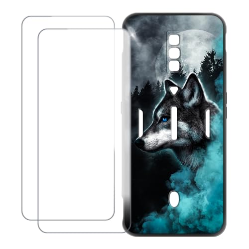 UOGNADGD ZTE Nubia Red Magic 6S Pro �Ƃ̌݊������� �J�X�^���J���t���P�[�X�{�����K���X�ی�t�B����2���t�� ? �Ռ��z�������h�~ (�T 1)