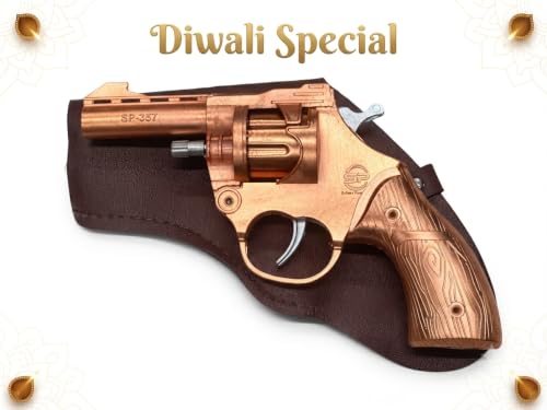 Generic Metal Ring Cap Gun Revolver with Holster (Rosegold) - Image 6