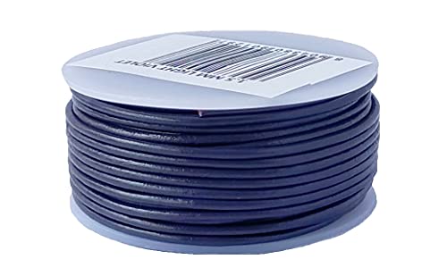 Cords Essentials Round Genuine Leather String Cord, Rope for Jewelry Making Necklaces, Bracelets, Kumihimo Braiding, Wraps - Image 4