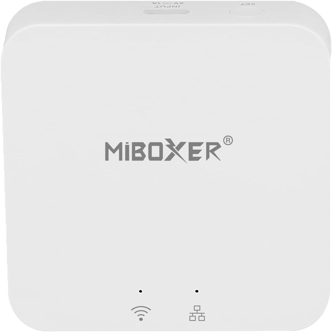 LIGHTEU®, Milight Miboxer Zigbee3.0 Gateway compatible with all Zigbee 3.0 products, support TUYA Smart APP, Bluetooth Mesh Voice control, ZB-Box3