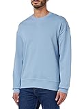 100% Baumwolle United Colors of Benetton Herren Trikot G/C M/L 3J74U1009 Sweatshirt ohne Kapuze, Hellblau 09a, Medium