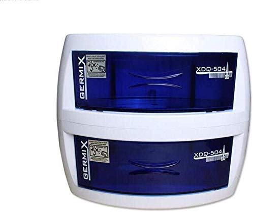 FAXIOAWA Sterilizzatore per Unghie Armadietto per disinfezione UV Due Strati Strumenti di Bellezza Salone per Manicure Disinfettore Cassetto per disinfezione degli Asciugamani
