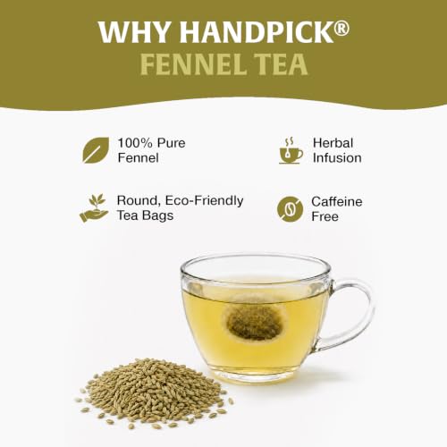 Image of HANDPICK Fennel Tea (40 Teabags) Authentic Indian Origin Natural Grown