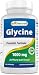 Best Naturals Glycine Supplement 1000 Mg for Energy Production, 180Count