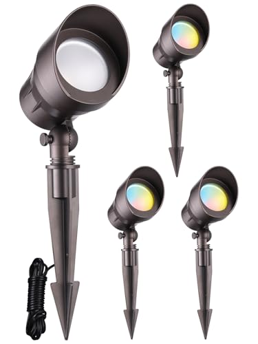 LEONLITE low voltage landscape spotlight 5W (pack of 4) 2700K-5000K