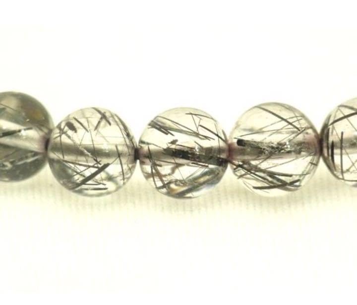 Amazon.co.jp: 金運勝ち運仕事運ブラックルチルクォーツ(黒針水晶）6.5  