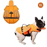 ¡Nuestro chaleco de natación para mascotas de alta calidad mantiene a tu perro a salvo en cada aventura de deportes acuáticos! Impermeable y alta flotabilidad.