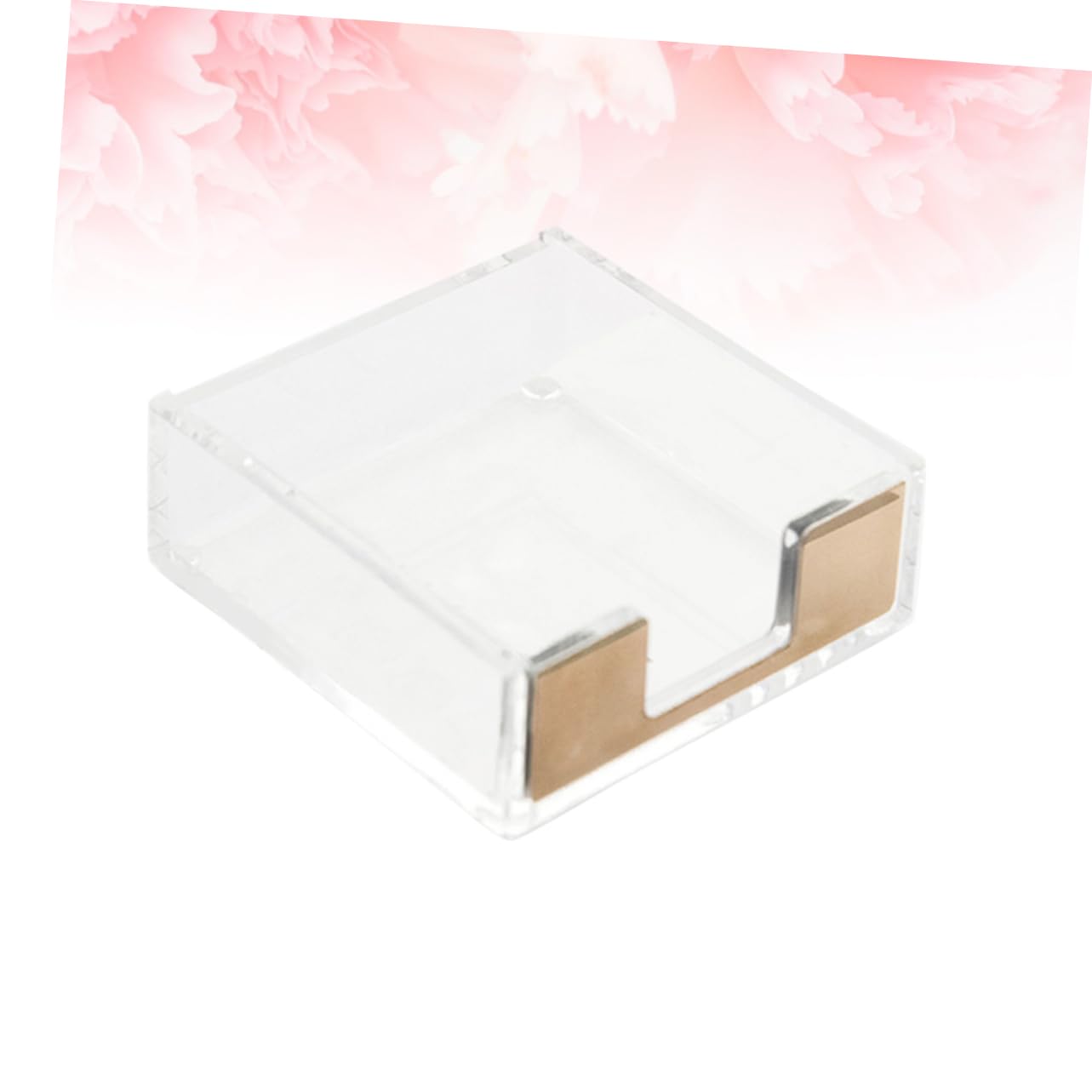 SEWACC 3piezas Soporte Para Notas Adhesivas De Acrílico Dorado Organizador Compacto Para Escritorio Dispensador De Notas Autoadhesivas Para Oficina y Hogar