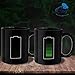 Heat Changing Sensitive Funny Mug Coffee & Tea Unique Magic Color Changing Cup 12 oz Battery Charging Design Drinkware Ceramic Mugs Birthday Christmas Gift Idea for Mom Dad Women Men